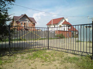 сварные заборы на стадионе Сварные заборы
