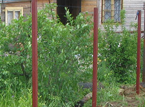 Забор под камень