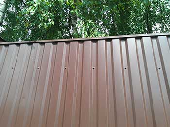 Сплошной забор