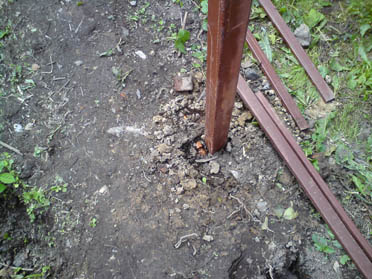 Столб для забора