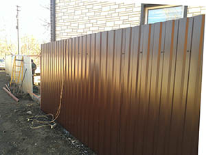 Забор из профнастила Москва