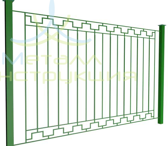 Забор металлический сварной СЗ-14