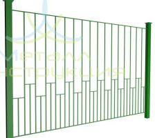 Сварной забор для дачи СЗ-17