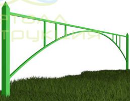 Газонное ограждение металлическое ГО7