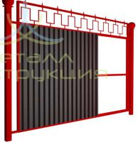 Комбинированный забор для дачи 