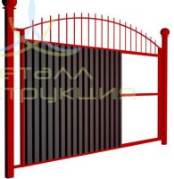 Комбинированная секция забора