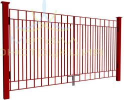 Сварные ворота из металла СВ-06