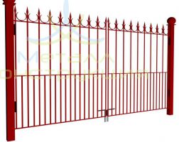 Ворота с ковкой ВК-03