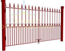 Ворота с холодной ковкой ВК-04