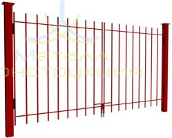 Ворота из профильной трубы СВ-04