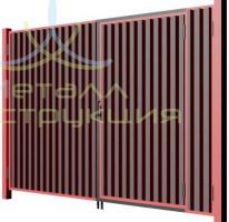 Ворота со встроенной калиткой