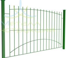 Сварной забор из профильных труб СЗ-18