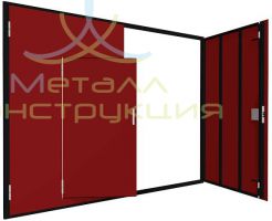 Гаражные ворота с калиткой