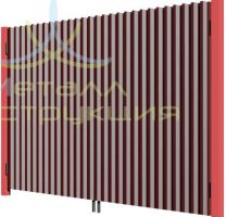 Ворота с профнастилом