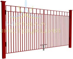 Сварные решетчатые ворота СВ-07