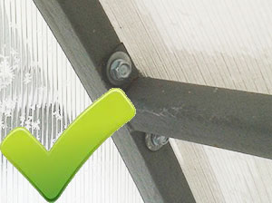 Поликарбонат на каркасе