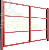Ворота в раме с четвертью