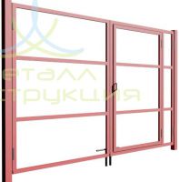 Ворота со встроенной калиткой