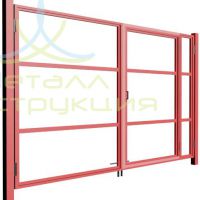 Калитка в воротах с четвертью